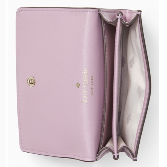 PRICE FIRM NWT KATE SPADE LILAC LAVENDER WALLET - Picture 2 of 3